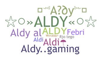 ニックネーム - Aldy