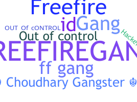 ニックネーム - Freefiregang