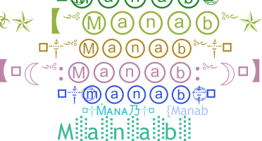 ニックネーム - Manab