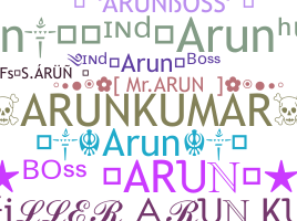 ニックネーム - Arunkumar