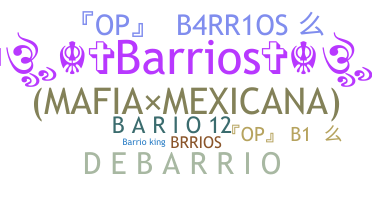 ニックネーム - Barrios