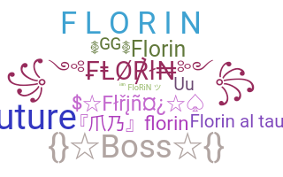 ニックネーム - Florin