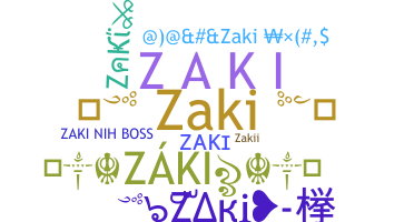 ニックネーム - zaki