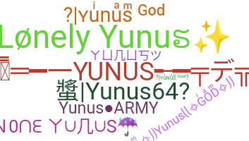 ニックネーム - Yunus