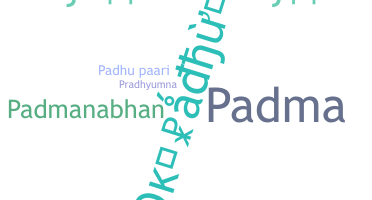 ニックネーム - Padhu