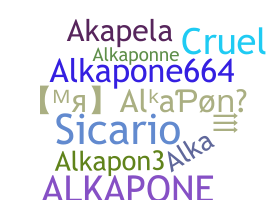 ニックネーム - Alkapone