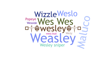 ニックネーム - Wesley