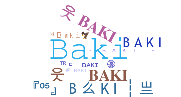 ニックネーム - BAKI