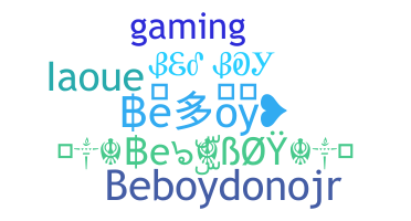 ニックネーム - Beboy