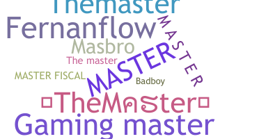 ニックネーム - TheMaster