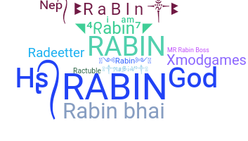 ニックネーム - Rabin