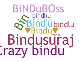 ニックネーム - Bindu