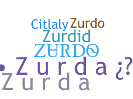 ニックネーム - Zurda
