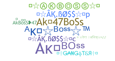ニックネーム - AkBosS