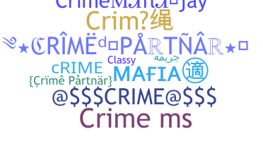 ニックネーム - Crime