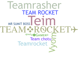 ニックネーム - TeamRocket