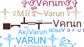 ニックネーム - Varun