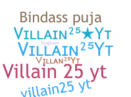 ニックネーム - Villain25yt
