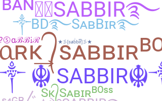 ニックネーム - Sabbir