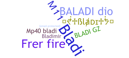 ニックネーム - bladi