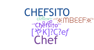 ニックネーム - Chefsito