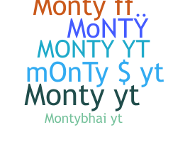 ニックネーム - MontyYT