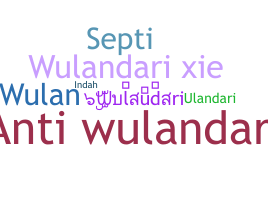 ニックネーム - Wulandari
