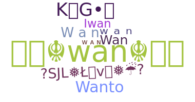 ニックネーム - wan