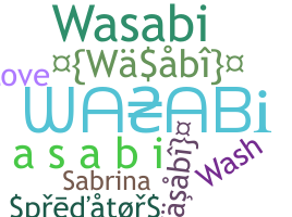 ニックネーム - Wasabi