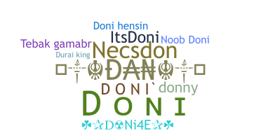 ニックネーム - DoNi