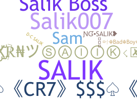 ニックネーム - Salik