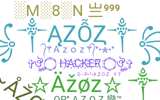 ニックネーム - AZOZ