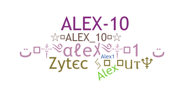 ニックネーム - alex1