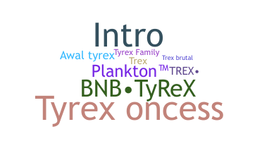 ニックネーム - Tyrex