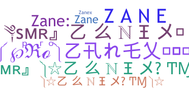 ニックネーム - zanex