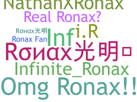 ニックネーム - ronax