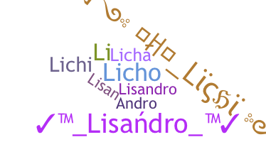 ニックネーム - lisandro