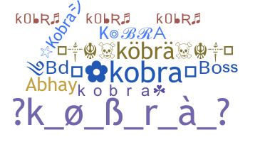 ニックネーム - Kobra