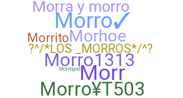ニックネーム - Morro