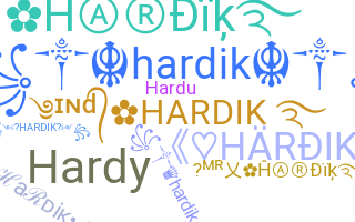 ニックネーム - Hardik