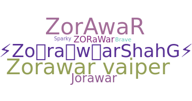 ニックネーム - Zorawar