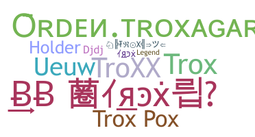 ニックネーム - trox