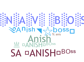 ニックネーム - Anishboss