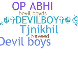ニックネーム - Devilboys