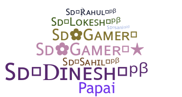 ニックネーム - sdgamerPB
