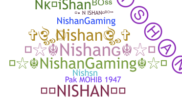 ニックネーム - Nishan