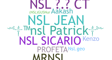 ニックネーム - nsl