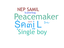 ニックネーム - samil