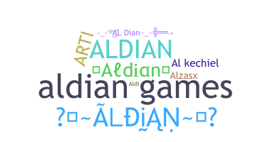 ニックネーム - Aldian