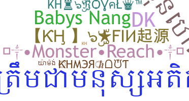 ニックネーム - Khmer